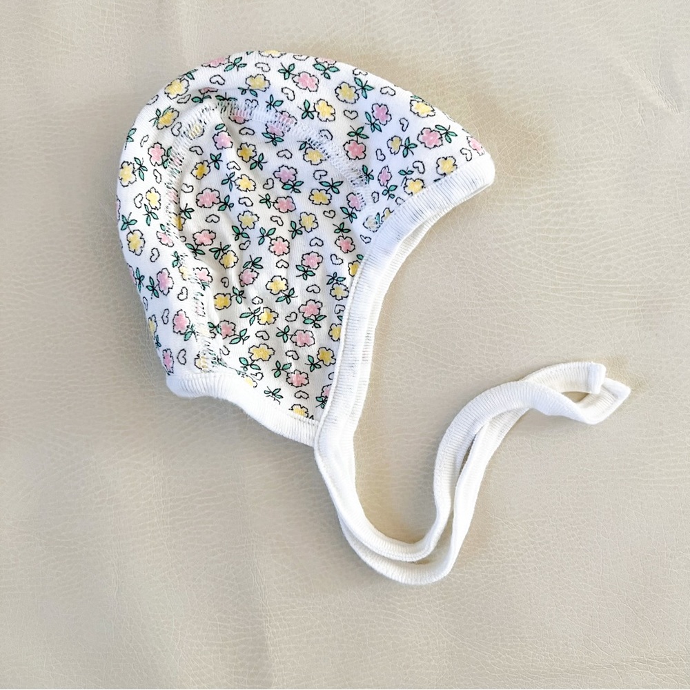 Hanna Andersson Vintage Pilot Cap Floral Print XS